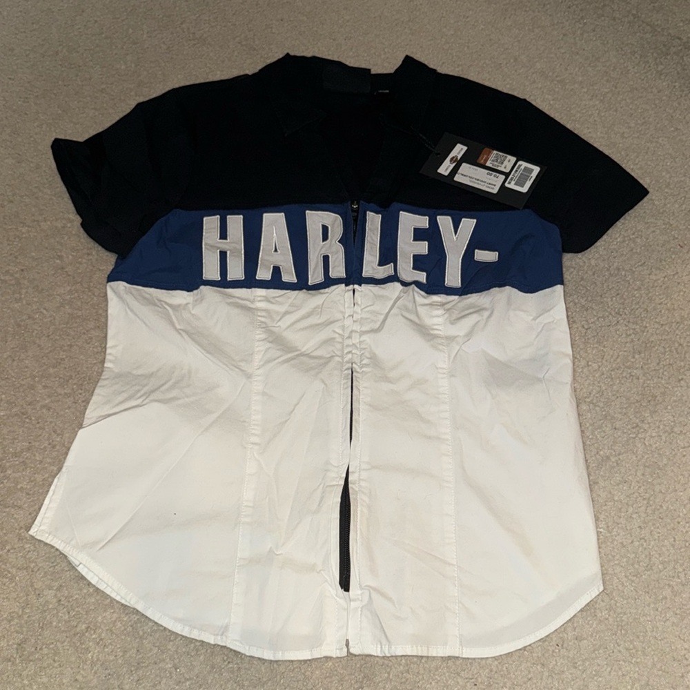 Harley Davidson Zip Up Shirt - Limited Edition